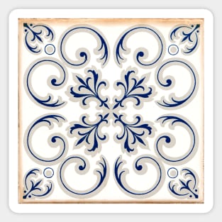 Traditional Portuguese glazed tiles Sticker